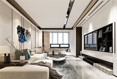 現代簡約風下的溫馨港灣 西安鴻基紫韻200㎡四居別墅裝修設計解析