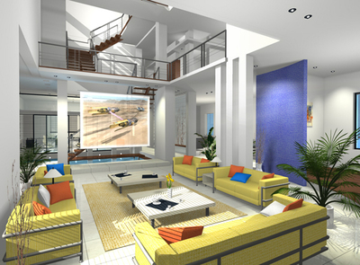 住宅室內裝飾裝修的藝術與實踐——從客廳效果圖看現代家居設計